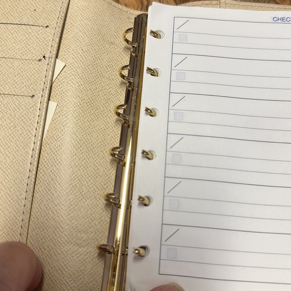 LOUIS VUITTON Excellent PreLOVED - Louis Vuitton Damier Azur PM Agenda organizer - Picture 14 of 16